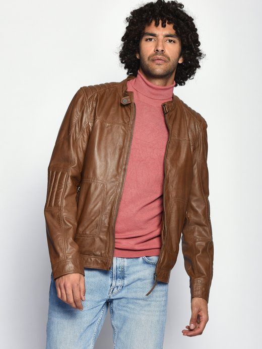 Herren Lederjacke