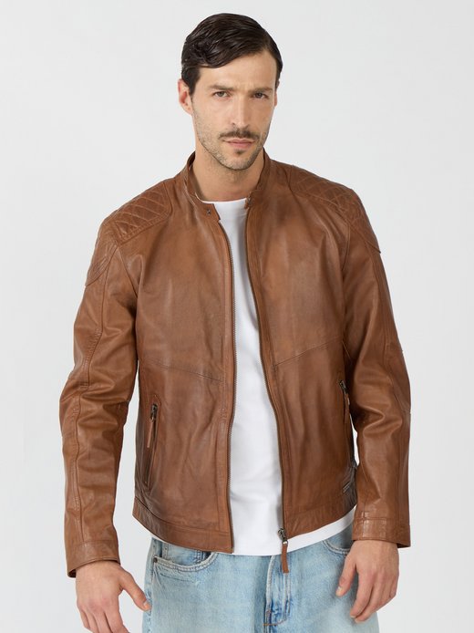 Herren Lederjacke
