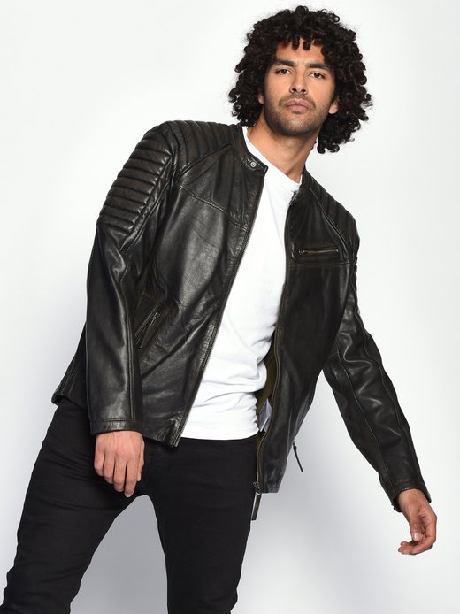 Herren Lederjacke