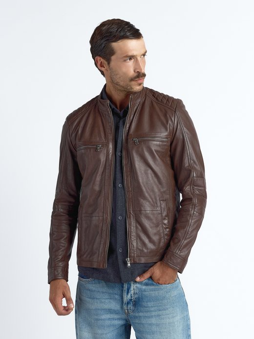 Herren Lederjacke