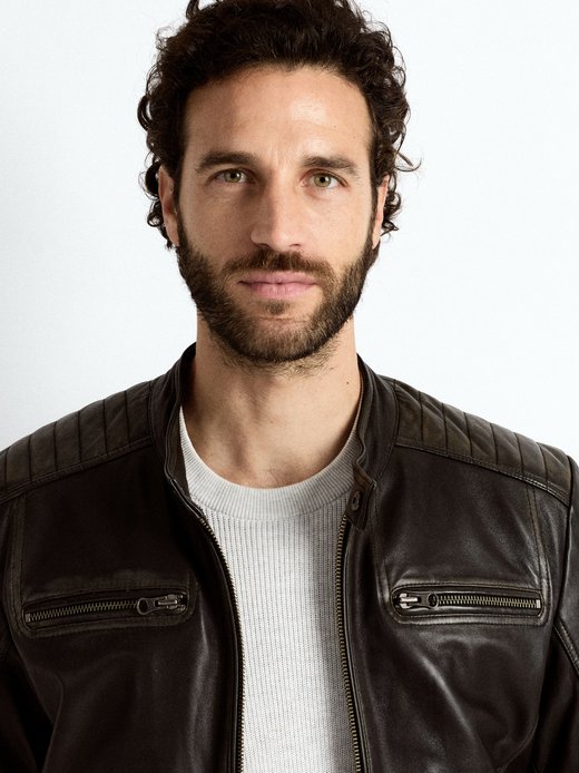 Herren Lederjacke