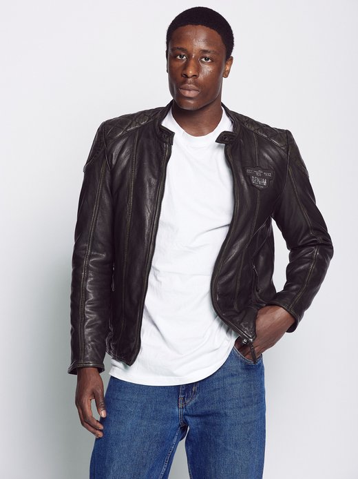 Herren Lederjacke