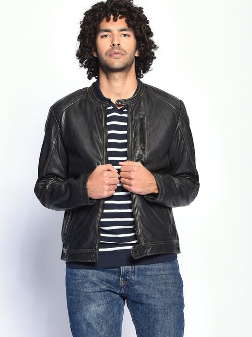 Herren Lederjacke