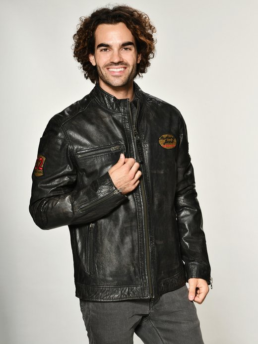 Herren Lederjacke