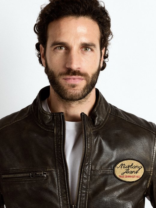 Herren Lederjacke