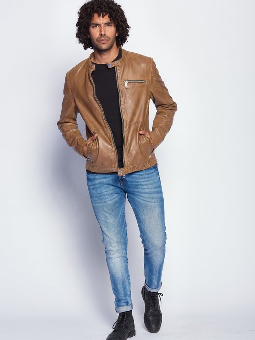 Herren Lederjacke