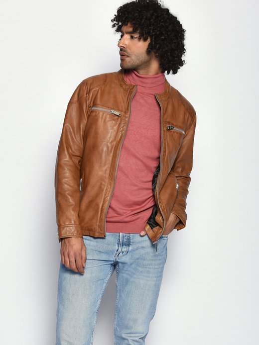 Herren Lederjacke