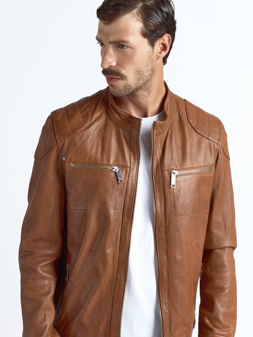 Herren Lederjacke