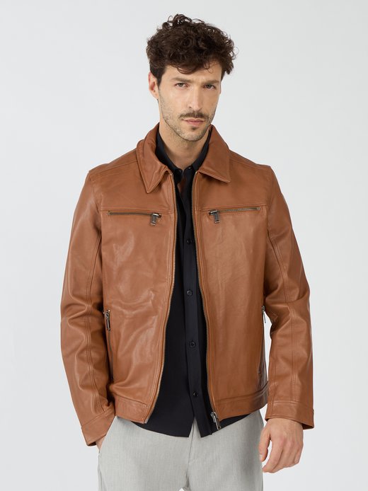 Herren Lederjacke