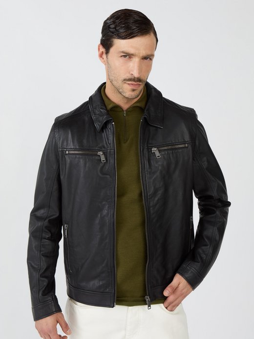 Herren Lederjacke