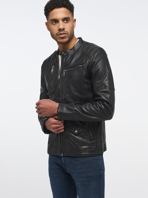 Herren Lederjacke