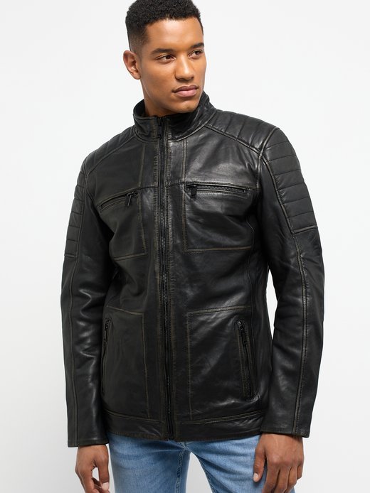 Herren Lederjacke