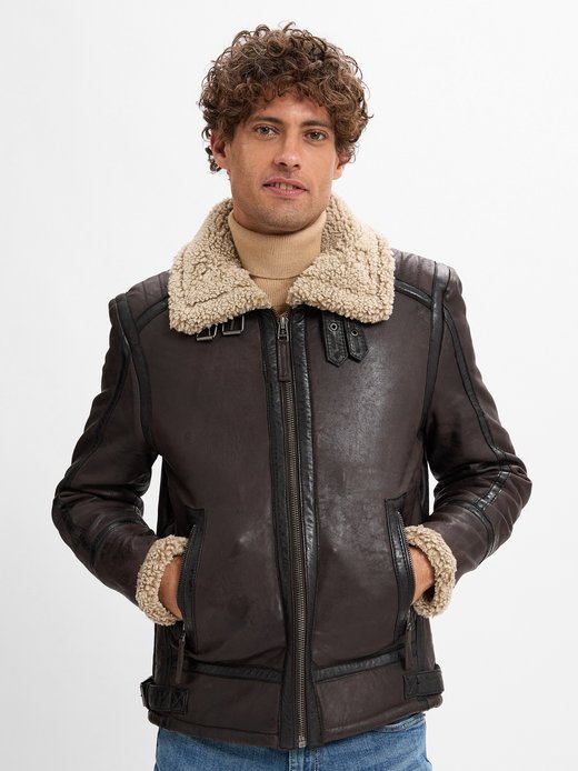 Herren Lederjacke