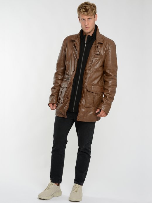 Herren Lederjacke