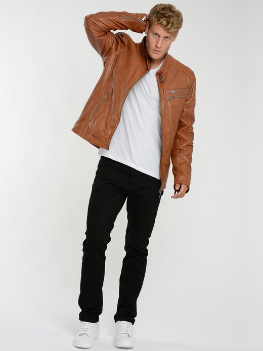 Herren Lederjacke