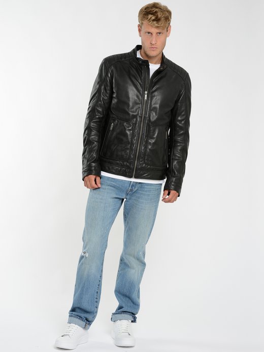 Herren Lederjacke