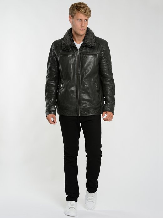 Herren Lederjacke