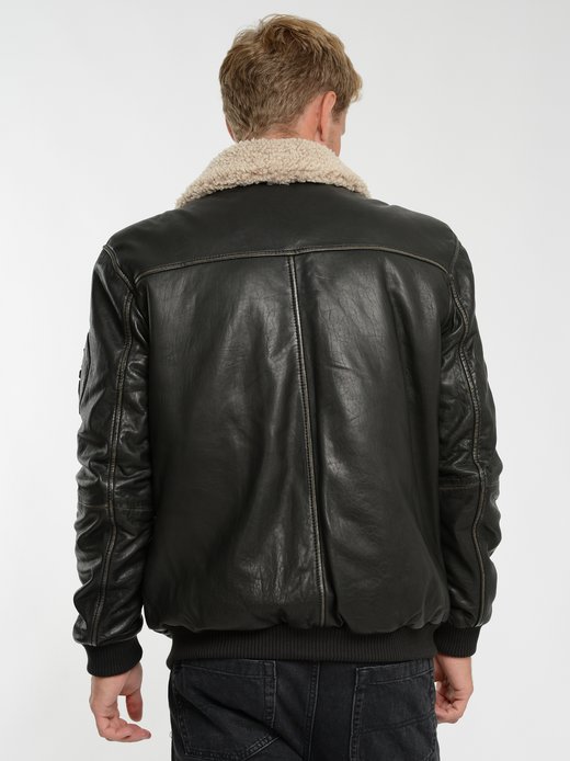 Herren Lederjacke