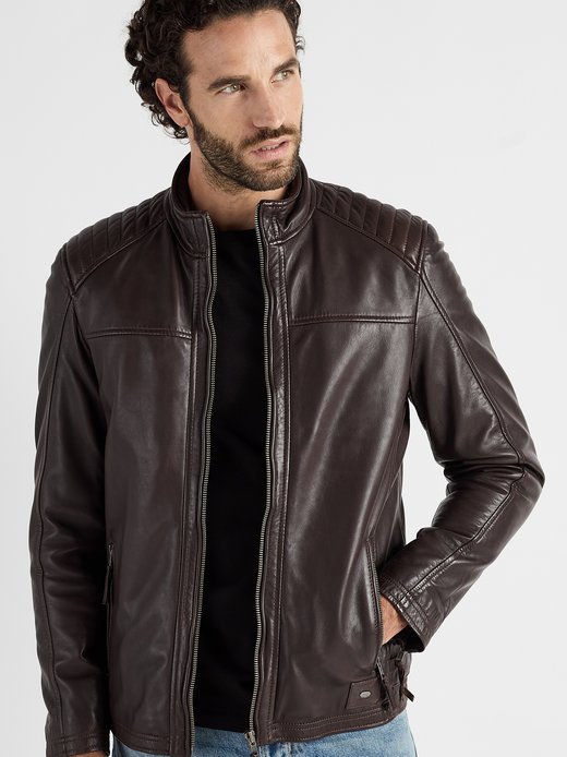 Herren Lederjacke