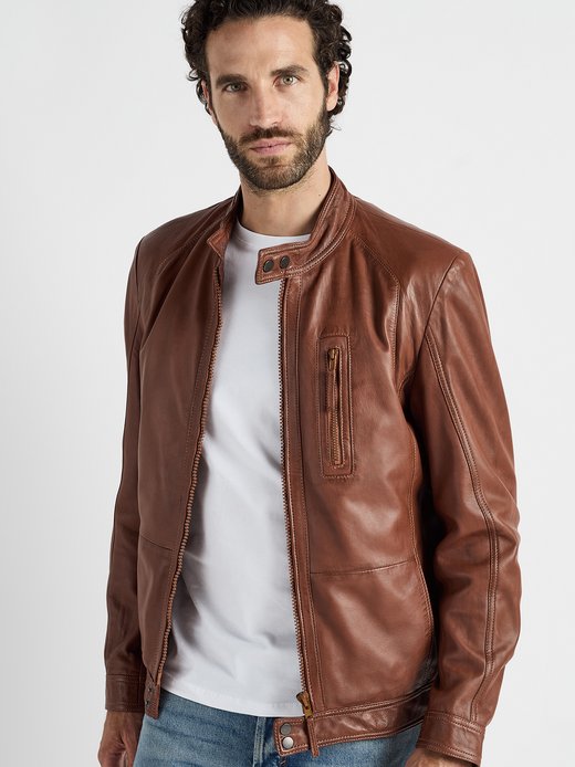 Herren Lederjacke