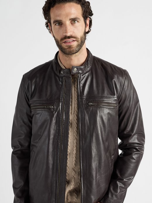 Herren Lederjacke
