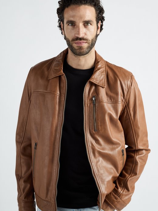 Herren Lederjacke