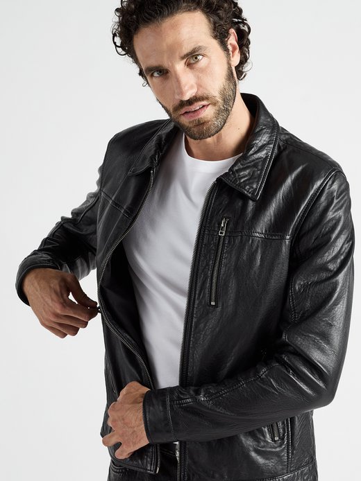 Herren Lederjacke