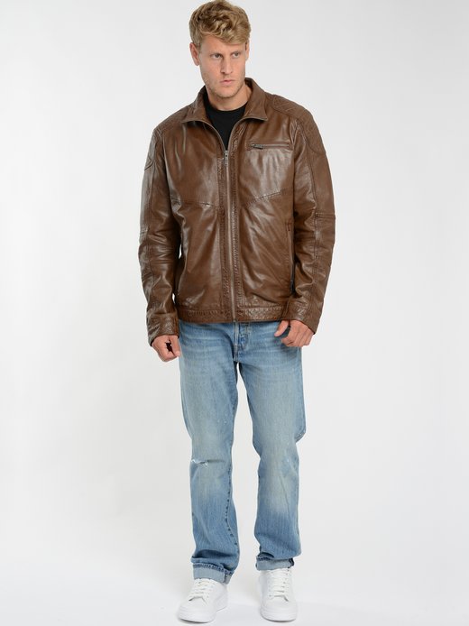 Herren Lederjacke
