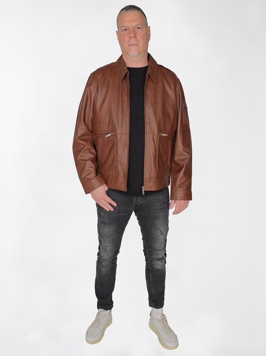 Herren Lederjacke