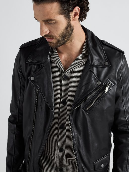 Herren Lederjacke