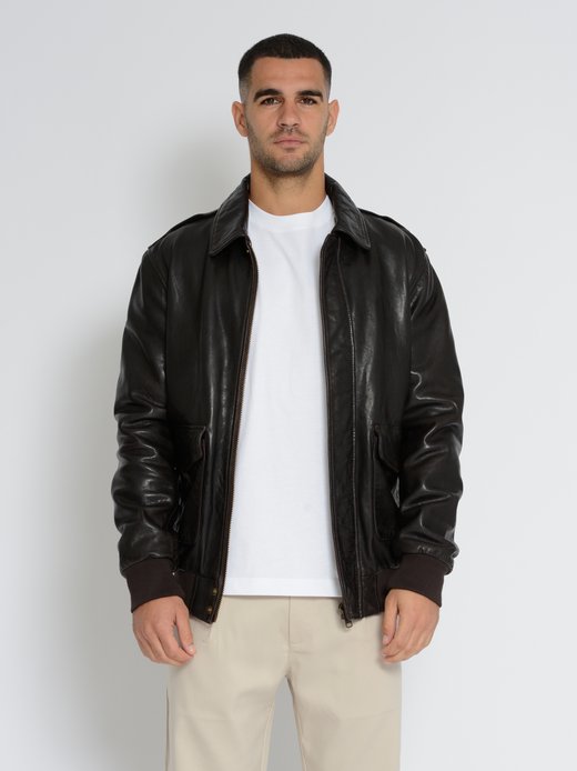 Herren Lederjacke