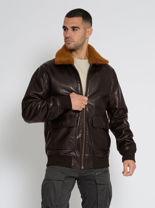Herren Lederjacke