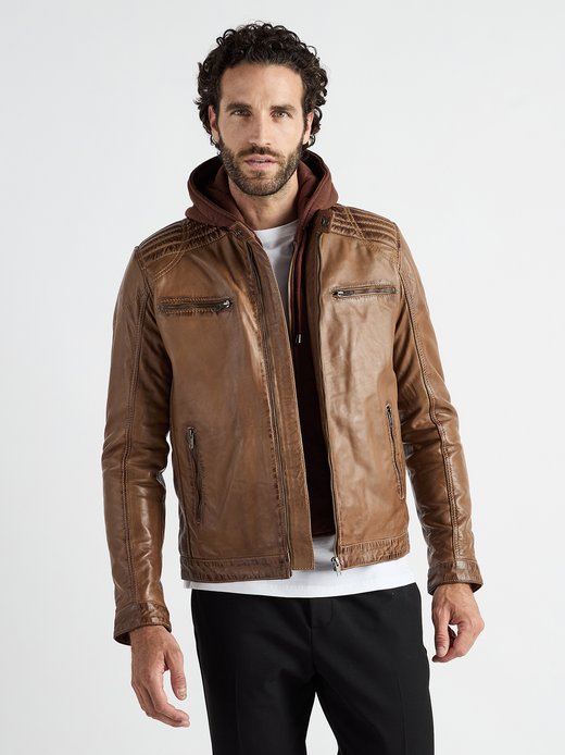 Herren Lederjacke