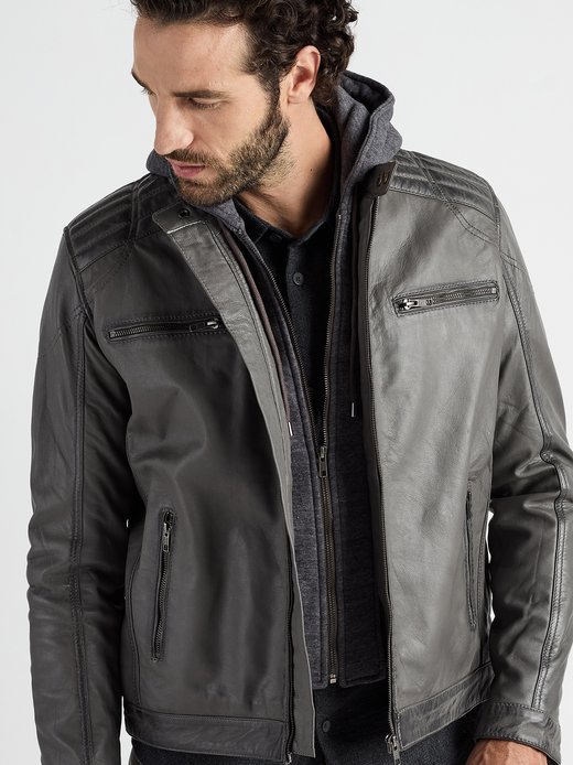 Herren Lederjacke