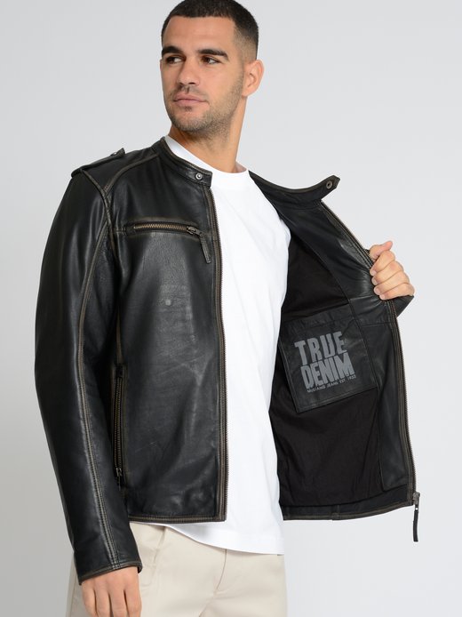 Herren Lederjacke