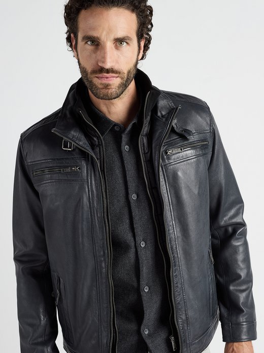 Herren Lederjacke