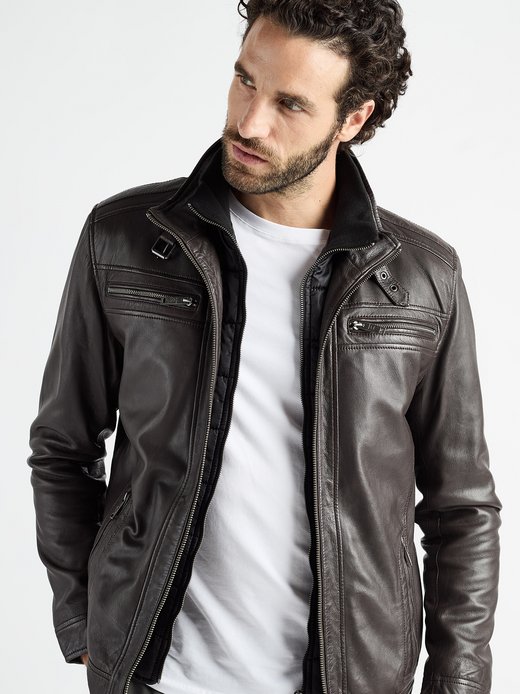 Herren Lederjacke