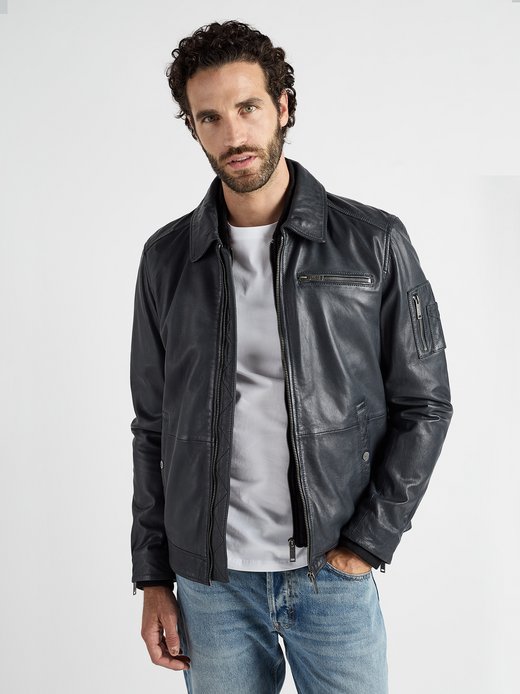 Herren Lederjacke
