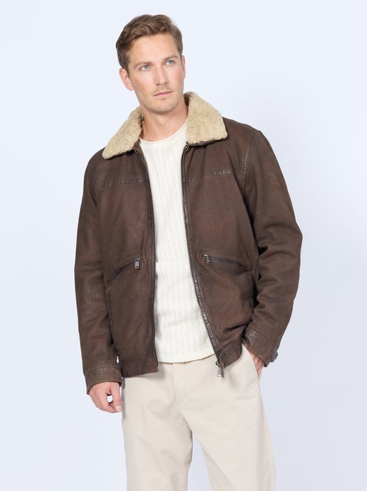 Herren Lederjacke