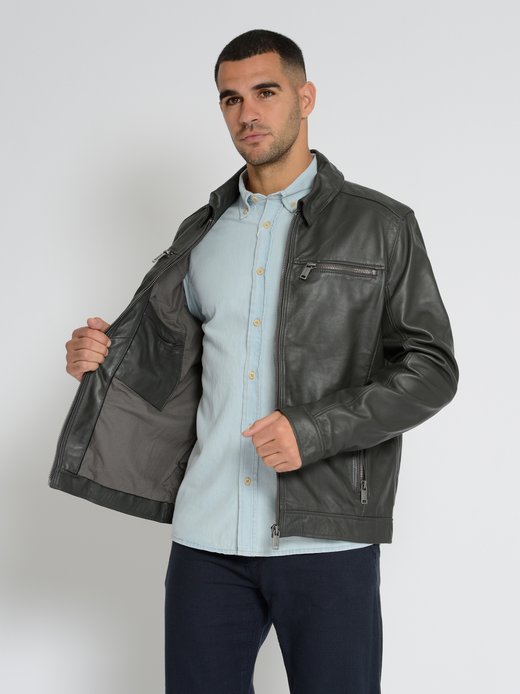 Herren Lederjacke