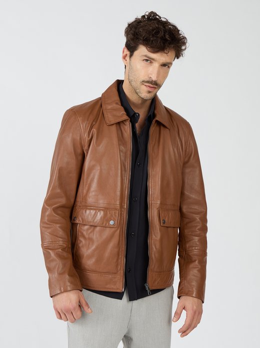 Herren Lederjacke
