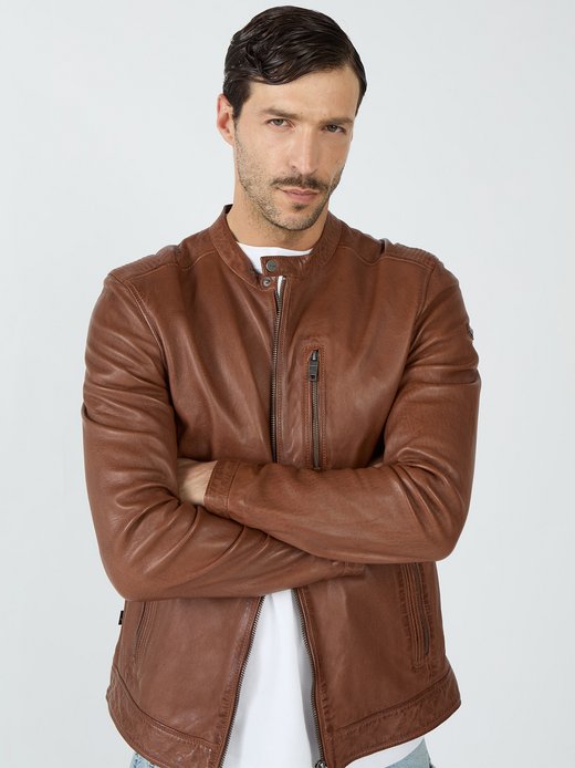 Herren Lederjacke