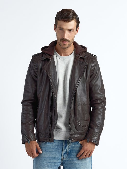 Herren Lederjacke