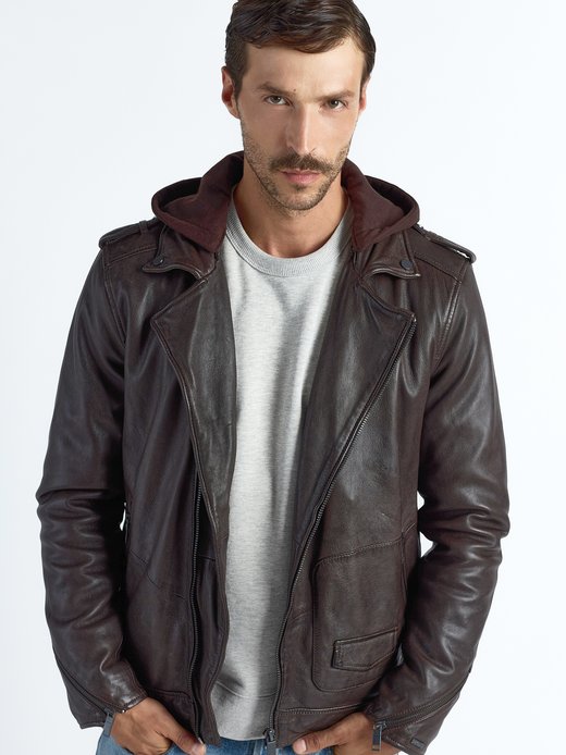 Herren Lederjacke