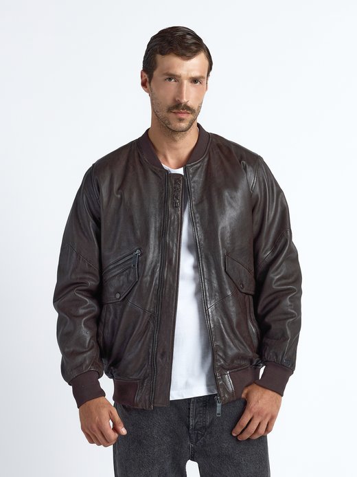 Herren Lederjacke