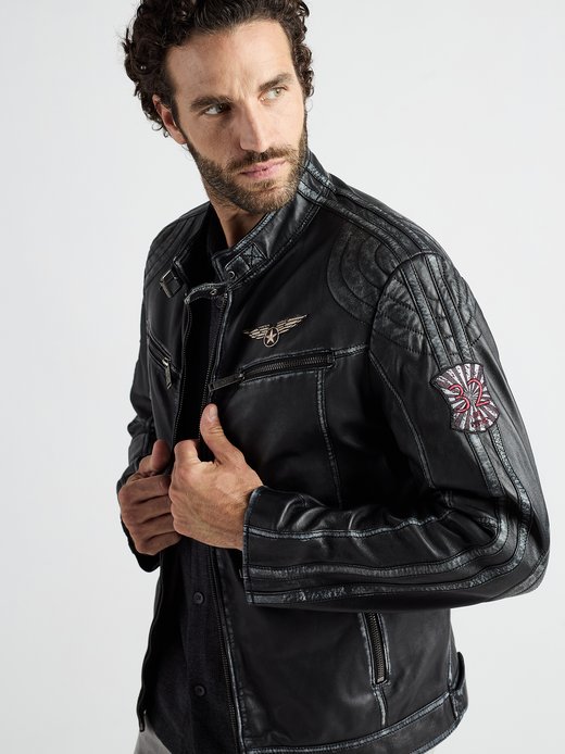 Herren Lederjacke