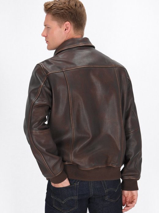 Herren Lederjacke
