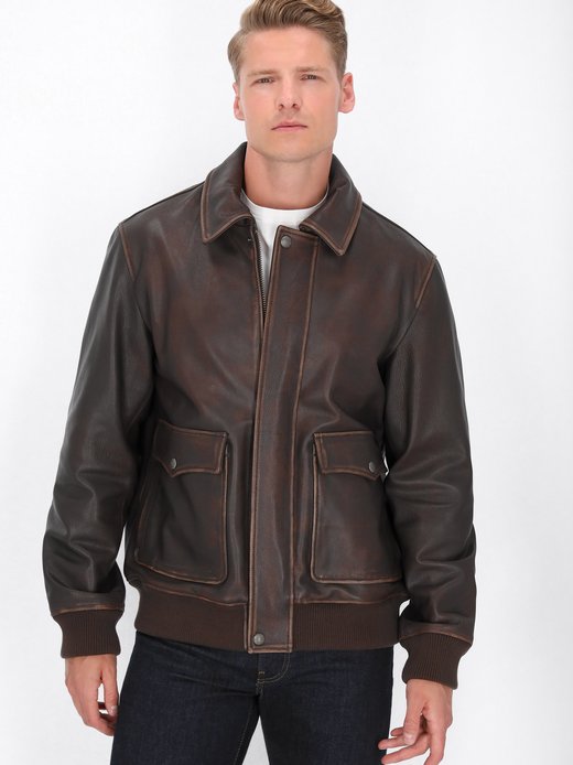 Herren Lederjacke