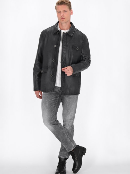Herren Lederjacke