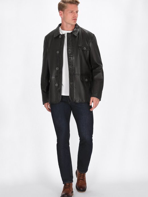 Herren Lederjacke
